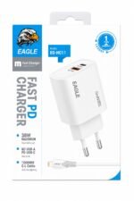 EAGLE DUAL PORT CHARGER SET TYPE-C TO LIGHTNING HC11 - Image 2