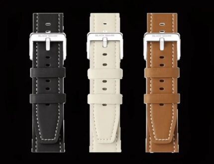 black shark strap Leather