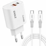 Eagle Dual Port Charger Set Type-c To Type-c HC10