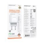 Borofone charger With lightning Cable BA99A - Image 3