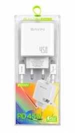 Bavin Charger with Type-c cable 45W PC112Y - Image 2