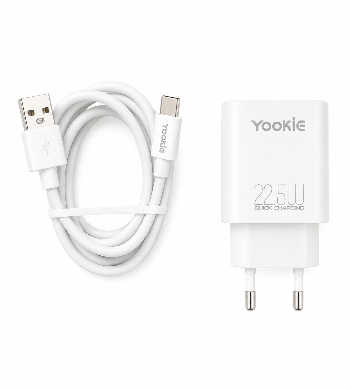 2 YOOKIE CHARGER WITH TYPE-C CABLE EI37Y 22.5W - Image 1